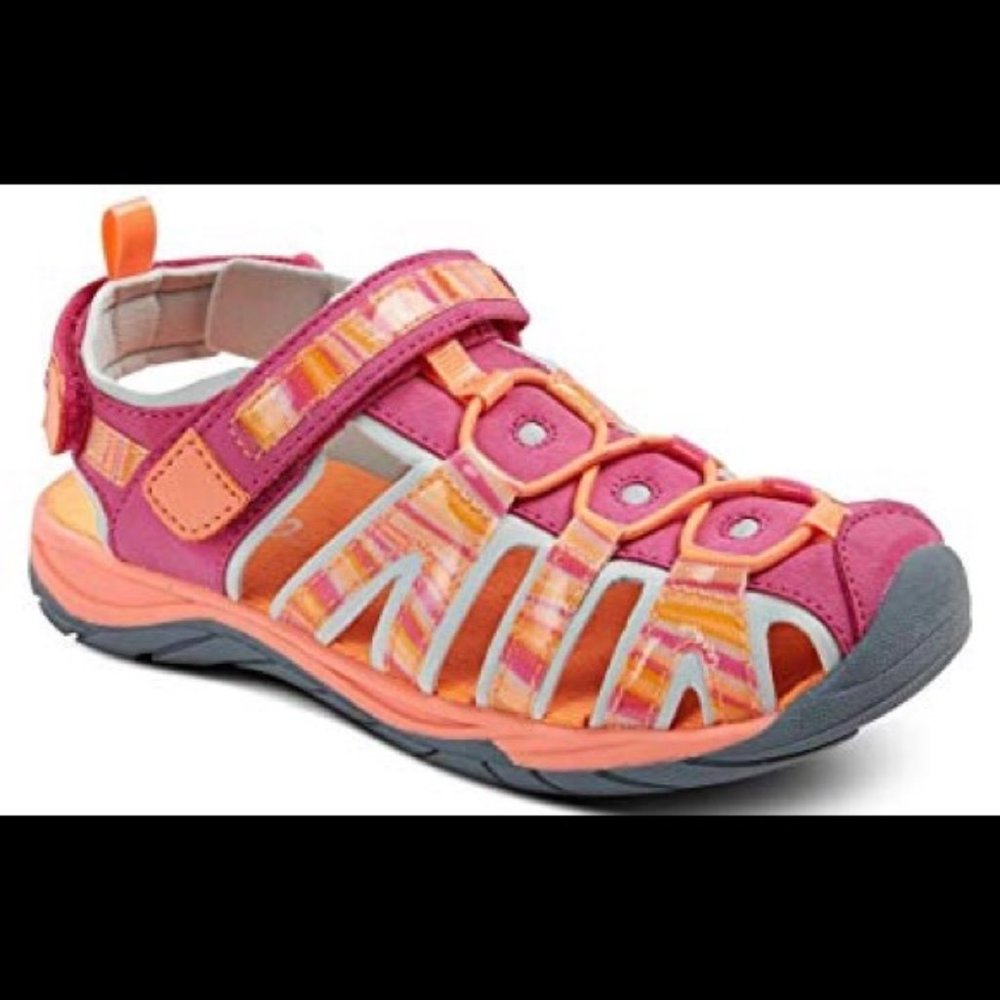 Girls Circo Sandals Finola Neon Coral  BNWT